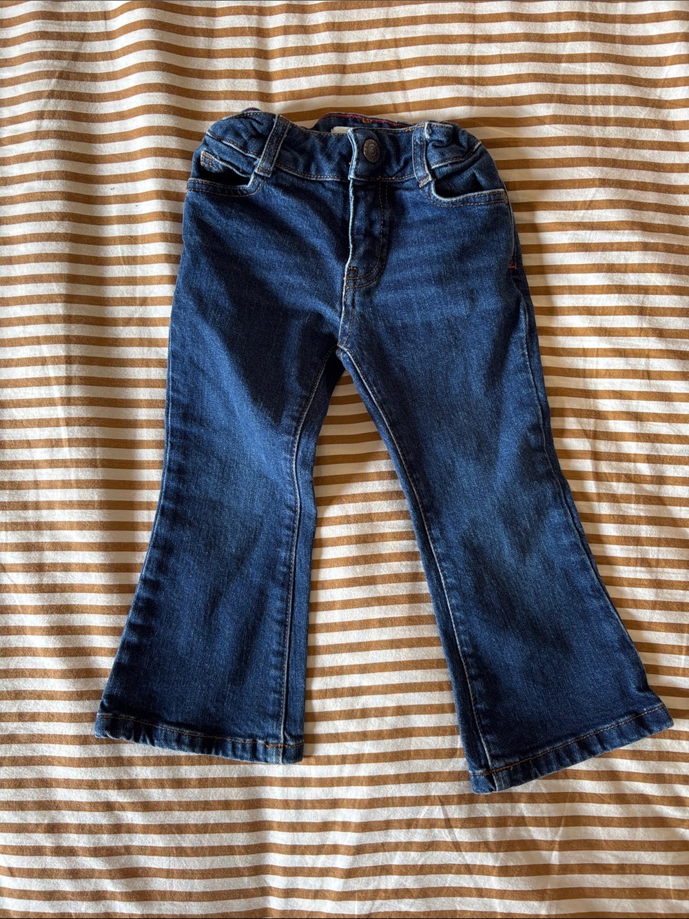 Mini BODEN Dark Blue Kids Denim Flare Jeans